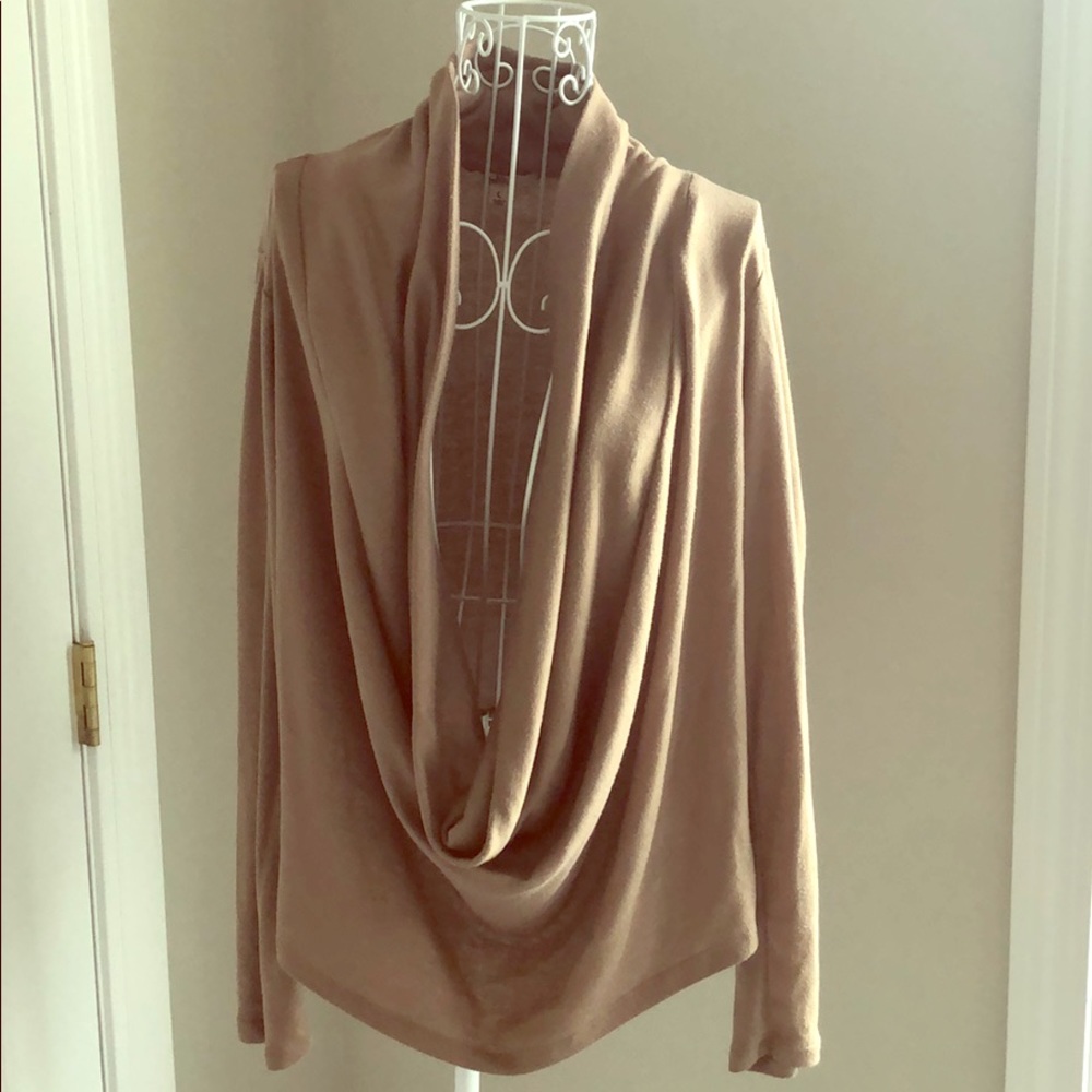 Beautiful deep cowl neck sweater